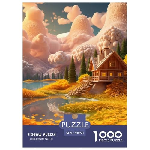 Sweet LandscapeJigsaw Puzzles for Adults 1000 Pieces Age 12+ for Adults FamilyPuzzle Game Beautiful Decoration for Women Gifts for Man70x50cm/1000pcs von LWBDSKCZO