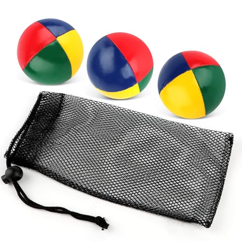 LWMTT Jonglierbälle 3er Set Juggling Balls 63mm Jonglierbälle Kinder Leicht zu Greifen, mit wasserdichte Beschichtung Freizeitsport Jonglierbälle für Kinder & Anfänger und Profis LWMTT Jonglierbälle 3er Set Juggling Balls 63mm Jonglierbälle Kinder Leicht zu Greifen, mit wasserdichte Beschichtung Freizeitsport Jonglierbälle für Kinder & Anfänger und Profis von LWMTT
