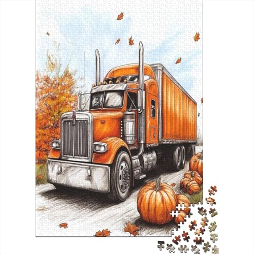 Big Truck Puzzle 1000 Teile Schwer Puzzle Spielzeug Lernspiel Impossible Herausforderungsspielzeug Für Erwachsene Und Kinder in Bewährter 1000pcs (75x50cm) von LWXEEOAVE
