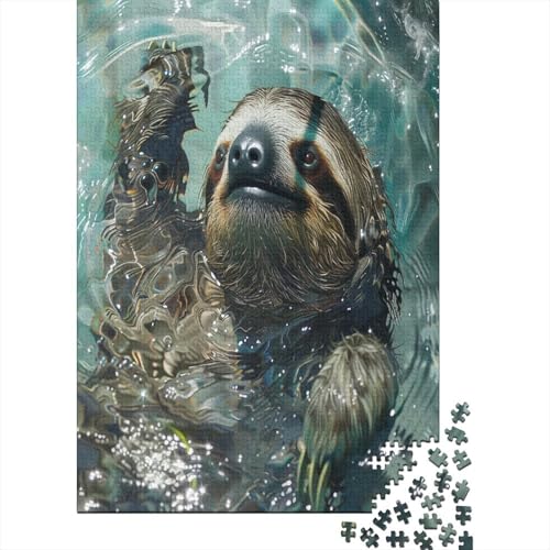 Faultier Puzzle 1000 Teile Erwachsene Puzzles Für Erwachsene Klassische Puzzles 1000 Teile Erwachsene Puzzlespiel Schwer Pädagogisches Spielzeug Erwachsene Kinder Puzzel 1000pcs (75x50cm) von LWXEEOAVE
