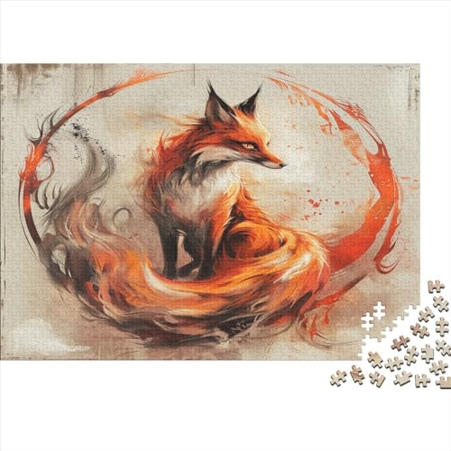 Fuchs Puzzle 1000 Teile,Puzzle Für Erwachsene, Impossible Puzzle,Puzzle 1000 Puzzle Home DekoRatteion Puzzle,Erwachsenenpuzzle Puzzel 1000pcs (75x50cm) von LWXEEOAVE