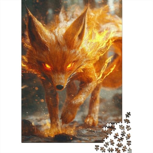 Fuchs Puzzle 1000 Teile Schwer Puzzle Spielzeug Pädagogisches Spiel Impossible Herausforderungsspielzeug Für Erwachsene Und Kinder Ab 12 Jahren 1000pcs (75x50cm) von LWXEEOAVE