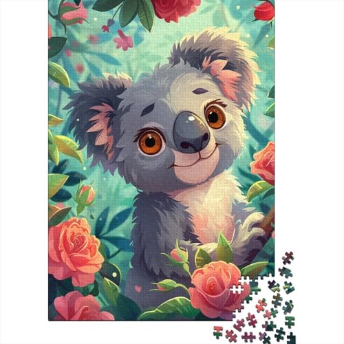 Koala Puzzle 1000 Teile Schwer Puzzle Spielzeug Pädagogisches Spiel Impossible Herausforderungsspielzeug Für Erwachsene Und Kinder Ab 14 Jahren 1000pcs (75x50cm) von LWXEEOAVE