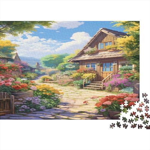 Mountain Village Cottage 1000 Teile Puzzle, Puzzles Für Erwachsene, 1000 Teile Puzzlespiel Für Jugendliche & Erwachsene Puzzlespiel Puzzel 1000pcs (75x50cm) von LWXEEOAVE
