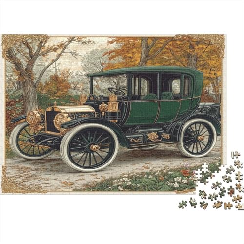 Old Style Sedan Puzzle 1000 Teile Für Erwachsene Und Kinder Ab 14 Jahren Für Stressabbauer Puzzel 1000pcs (75x50cm) von LWXEEOAVE