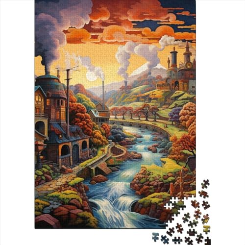 Paradies Puzzle 1000 Teile Schwer Puzzle Spielzeug Lernspiel Impossible Herausforderungsspielzeug Für Erwachsene Kinder 1000pcs (75x50cm) von LWXEEOAVE