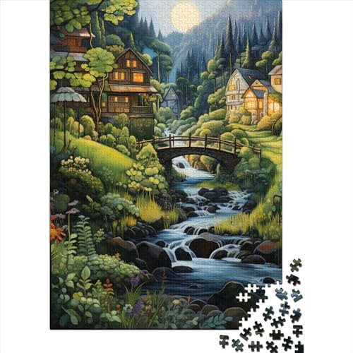 Paradies Puzzle 1000 Teile Schwer Puzzle Spielzeug Pädagogisches Spiel Impossible Herausforderung Spielzeug Für Erwachsene Kinder 1000pcs (75x50cm) von LWXEEOAVE