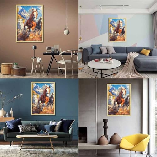 Pferd Puzzle 1000 Teile Schwer Puzzle Spielzeug Lernspiel Impossible Herausforderung Spielzeug Für Erwachsene Und Kinder in Bewährter 1000pcs (75x50cm) von LWXEEOAVE