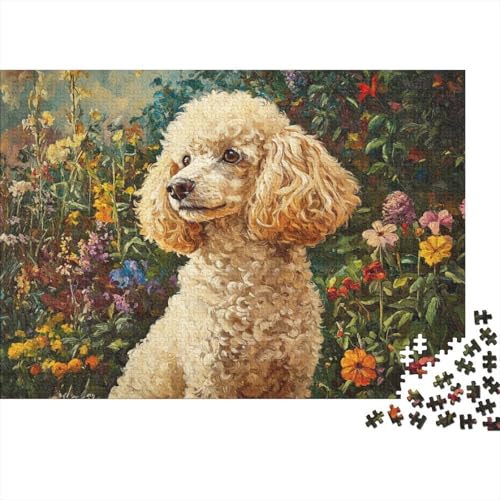 Pudel Puzzlespiel 1000 Teile Puzzles Für Erwachsene Lernspiel Herausforderung Spielzeug 1000 Teile Puzzles Für Erwachsene Kinder Erwachsenen Puzzlespiel Puzzel 1000pcs (75x50cm) von LWXEEOAVE