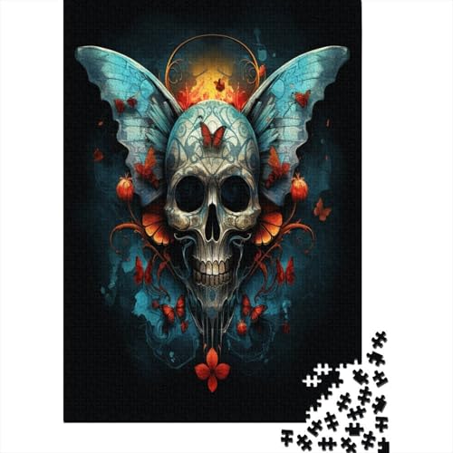 Schädel Puzzle 1000 Teile Für Erwachsene Und Kinder Ab 14 Jahrenfür Stressabbauer Puzzlespiel Erwachsenen Puzzlespiel Puzzel 1000pcs (75x50cm) von LWXEEOAVE
