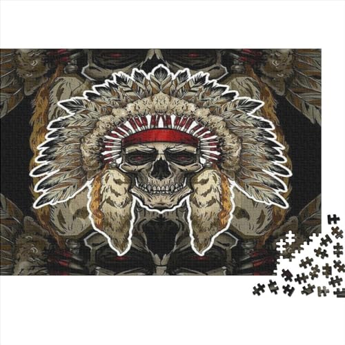 Schädel Puzzle 1000 Teile Puzzles Für Erwachsene Klassische Puzzles 1000 Teile Erwachsene Puzzlespiel Erwachsene 1000 Teile Erwachsenen Puzzlespiel Puzzel 1000pcs (75x50cm) von LWXEEOAVE
