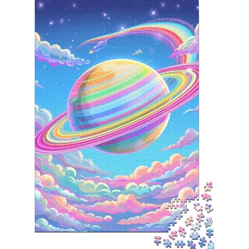 Schönes Planet Puzzles 1000 Teile Schwer Puzzle Spielzeug Pädagogisches Spiel Impossible Herausforderungsspielzeug Für Erwachsene Kinder 1000pcs (75x50cm) von LWXEEOAVE