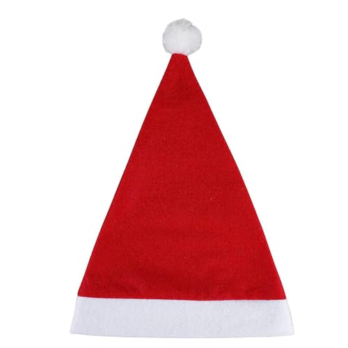LXJLXD Festliche Weihnachtsmütze mit weißer Krempe für Feiertage, Partys, Freundlichkeit, Neujahrsparty, Cosplay LXJLXD Festliche Weihnachtsmütze mit weißer Krempe für Feiertage, Partys, Freundlichkeit, Neujahrsparty, Cosplay von LXJLXD