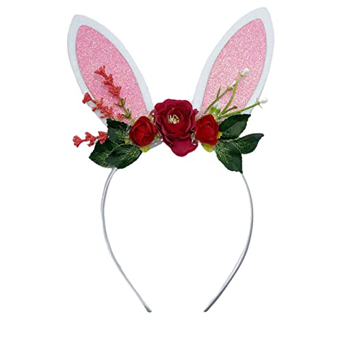 LXJLXD Ostern Stirnband Pailletten Ohrform Haarreifen Party Kopfschmuck Haarband Ostern Party Cosplay Kostüm Requisite Uni von LXJLXD