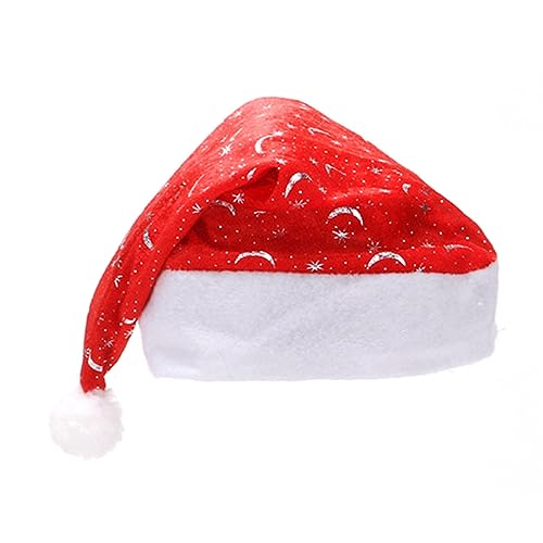 LXJLXD Weihnachtsmütze, Weihnachtsmannmütze, Urlaub für Erwachsene, Uni, Komfort, dicke Weihnachtsmütze für festliche Party, Weihnachten LXJLXD Weihnachtsmütze, Weihnachtsmannmütze, Urlaub für Erwachsene, Uni, Komfort, dicke Weihnachtsmütze für festliche Party, Weihnachten von LXJLXD