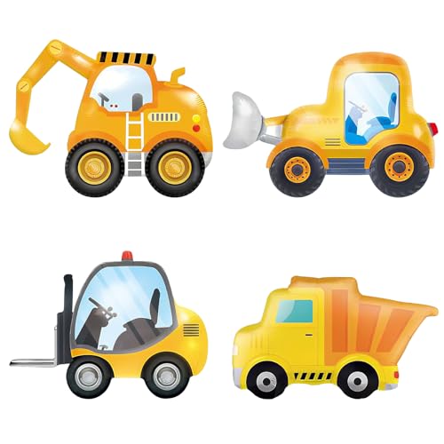 Baustelle Luftballons Bagger,XXL Bagger Luftballons,Giant Radlader Folienballon,Baustellen Excavator Baggerballons Konstruktion Luftballons für Bagger Geburtstag Junge Baustelle Kindergeburtstag Deko Baustelle Luftballons Bagger,XXL Bagger Luftballons,Giant Radlader Folienballon,Baustellen Excavator Baggerballons Konstruktion Luftballons für Bagger Geburtstag Junge Baustelle Kindergeburtstag Deko von LXONTSG
