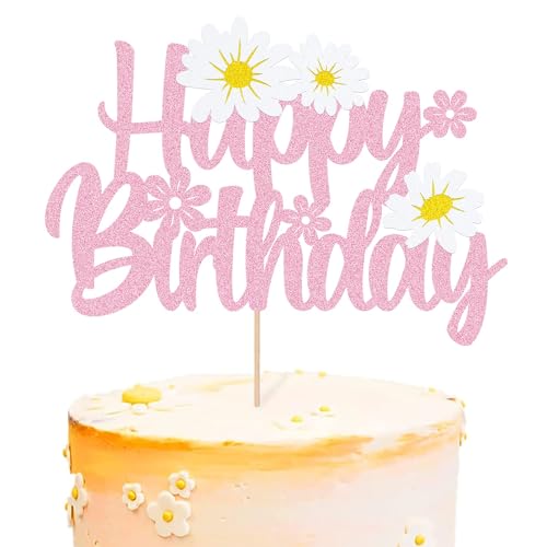 Daisy Cupcake Toppers, 1 Stück GäNseblüMchen Geburtstag Tortendeko, Blumen Kuchen Topper, Kuchendekorationen Blumen, Geburtstag Tortendeko Flower, Geburtstags Kuchen Deko Blumen Daisy Cupcake Toppers, 1 Stück GäNseblüMchen Geburtstag Tortendeko, Blumen Kuchen Topper, Kuchendekorationen Blumen, Geburtstag Tortendeko Flower, Geburtstags Kuchen Deko Blumen von LXONTSG