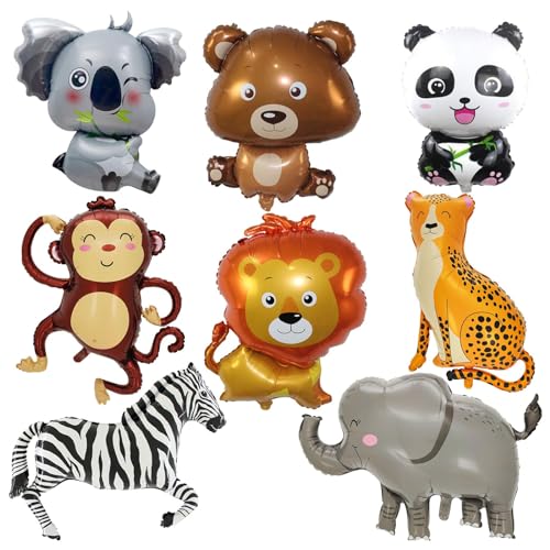 Tiere Folienballon, 8 Stück Party Animals Luftballons, Zoo Thema Party Luftballons, Folien Luftballons Tiere, Party Ballon Tiere, Tier Helium Ballons, Kinder Geburtstage Themenparty Tiere Folienballon, 8 Stück Party Animals Luftballons, Zoo Thema Party Luftballons, Folien Luftballons Tiere, Party Ballon Tiere, Tier Helium Ballons, Kinder Geburtstage Themenparty von LXONTSG