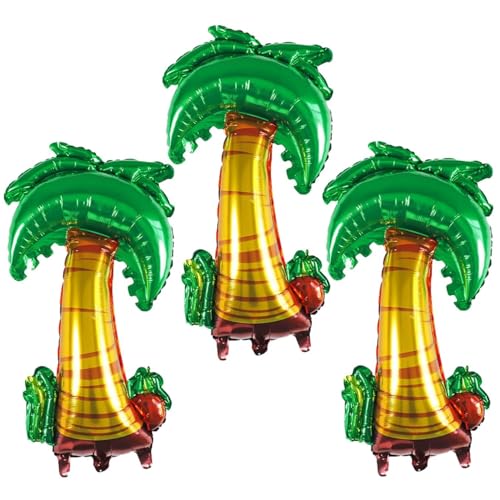 Hawaii Helium Ballons 3 Stück Kokosnussbaum Luftballons,Hawaii Deko Kokosnuss Ballon,XXL Stehender Kokosnussbaum Luftballon,Hawaii Ballon für Geburtstags Hawaii Party Sommer Strandparty Zubehör (A) Hawaii Helium Ballons 3 Stück Kokosnussbaum Luftballons,Hawaii Deko Kokosnuss Ballon,XXL Stehender Kokosnussbaum Luftballon,Hawaii Ballon für Geburtstags Hawaii Party Sommer Strandparty Zubehör (A) von LXONTSG