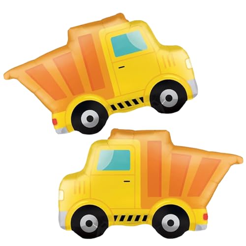 LKW Party Ballon, 2 Stück Folienballon LKW, LKW Party Luftballon, Truck Folienballon, Lastwagen Geburtstag Ballon, LKW Party Folienballon, Deko Luftballon LKW, fur Kindergeburtstag(C) von LXONTSG