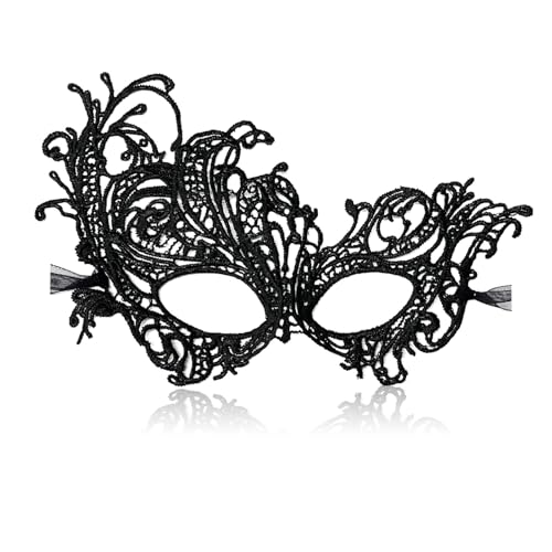 LXONTSG Augenmaske Schwarz Damen, Schwarze Halloween Augenmaske, Augenmaske Spitze Frauen, Halloween Damen Augenmaske, Augenmaske Karneval Schwarz, Schwarze Augenmaske Spitze, Damenaugenmaske LXONTSG Augenmaske Schwarz Damen, Schwarze Halloween Augenmaske, Augenmaske Spitze Frauen, Halloween Damen Augenmaske, Augenmaske Karneval Schwarz, Schwarze Augenmaske Spitze, Damenaugenmaske von LXONTSG