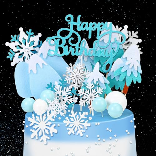Winter Geburtstag Kuchen Deko, Winter Geburtstag Cupcake Topper, Schneeflocke Geburtstag Tortendeko, Winter Cake Decoration, Winter SchneeBerg Baum Ball Schneeflocke Cake Topper Winter Geburtstag Kuchen Deko, Winter Geburtstag Cupcake Topper, Schneeflocke Geburtstag Tortendeko, Winter Cake Decoration, Winter SchneeBerg Baum Ball Schneeflocke Cake Topper von LXONTSG