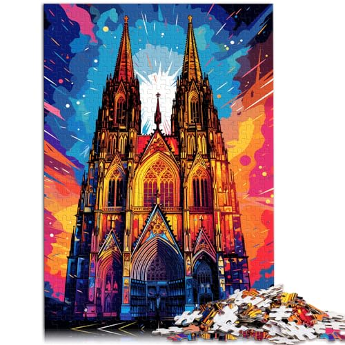 LXQING 1000-teiliges Holzpuzzle, Die farbenfrohe Psychedelia des Kölner Doms, für Erwachsene und Kinder ab 12 Jahren, Puzzles für Erwachsene, Geschenke, Größe: 50 x 75 cm LXQING 1000-teiliges Holzpuzzle, Die farbenfrohe Psychedelia des Kölner Doms, für Erwachsene und Kinder ab 12 Jahren, Puzzles für Erwachsene, Geschenke, Größe: 50 x 75 cm von LXQING