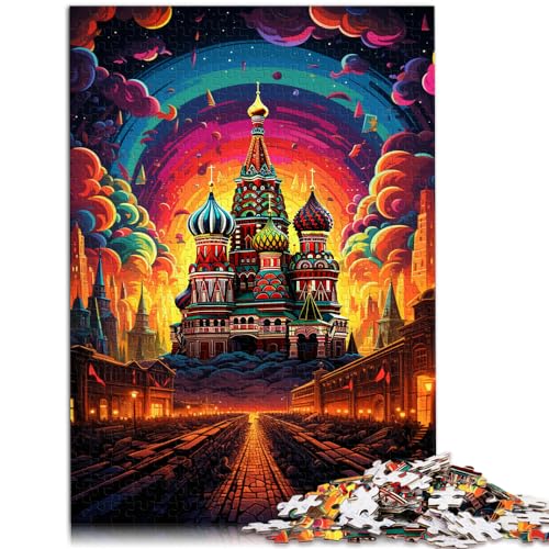 1000-teiliges Puzzle, Rotes Quadrat Russlands, Holzpuzzle für Erwachsene und Familien, tolle Geschenke für Weihnachten, Größe: 50 x 75 cm 1000-teiliges Puzzle, Rotes Quadrat Russlands, Holzpuzzle für Erwachsene und Familien, tolle Geschenke für Weihnachten, Größe: 50 x 75 cm von LXQING