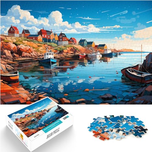 1000-teiliges Puzzle, Schwedens Ostküste ausmalen, für Erwachsene und Kinder ab 12 Jahren, Holzpuzzle, lustige Aktivitäten zu Hause, Geburtstagsgeschenk, Reisegeschenk, Größe: 50 x 75 cm 1000-teiliges Puzzle, Schwedens Ostküste ausmalen, für Erwachsene und Kinder ab 12 Jahren, Holzpuzzle, lustige Aktivitäten zu Hause, Geburtstagsgeschenk, Reisegeschenk, Größe: 50 x 75 cm von LXQING