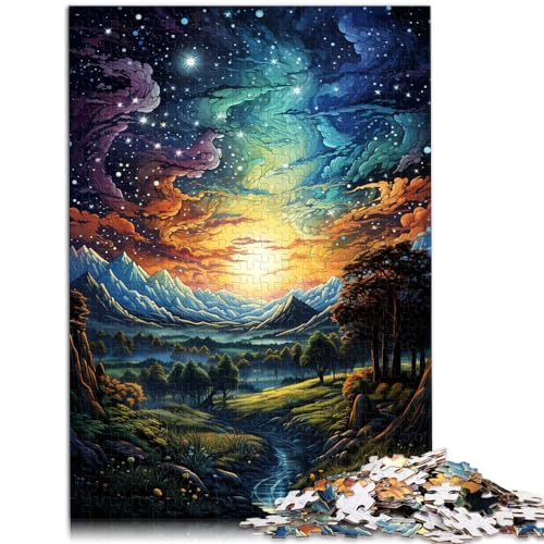 1000-teiliges Puzzle, Sternenhimmel-Nachtansicht, geeignet für Kinder ab 12 Jahren, Holzpuzzle, Heimdekorations-Puzzle, Größe: 50 x 75 cm 1000-teiliges Puzzle, Sternenhimmel-Nachtansicht, geeignet für Kinder ab 12 Jahren, Holzpuzzle, Heimdekorations-Puzzle, Größe: 50 x 75 cm von LXQING
