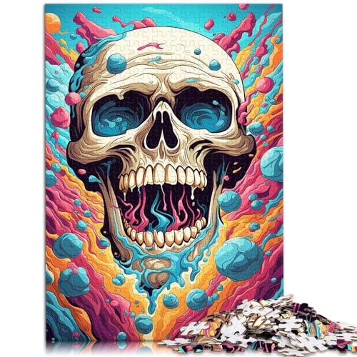 1000-teiliges Puzzle für Erwachsene und Kinder, Psychedelischer Totenkopf, für Erwachsene und Kinder ab 12 Jahren, Holzpuzzle, anspruchsvolles Spielgeschenk, Größe: 50 x 75 cm 1000-teiliges Puzzle für Erwachsene und Kinder, Psychedelischer Totenkopf, für Erwachsene und Kinder ab 12 Jahren, Holzpuzzle, anspruchsvolles Spielgeschenk, Größe: 50 x 75 cm von LXQING