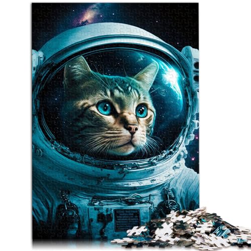 Puzzle 1000 Teile für Erwachsene, „A Cats – Odyssee im Weltraum“, für Erwachsene und Kinder ab 12 Jahren, Holzpuzzle für Erwachsene, pädagogische Herausforderung, Größe: 50 x 75 cm Puzzle 1000 Teile für Erwachsene, „A Cats – Odyssee im Weltraum“, für Erwachsene und Kinder ab 12 Jahren, Holzpuzzle für Erwachsene, pädagogische Herausforderung, Größe: 50 x 75 cm von LXQING