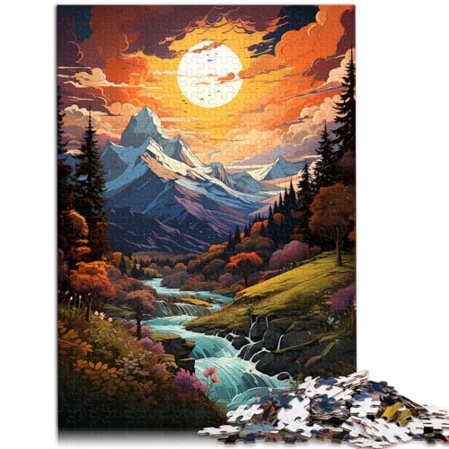 Puzzle für Erwachsene 1000, Die farbenfrohe psychedelische Schönheit des Jungfraujochs, für Erwachsene und Kinder ab 12 Jahren, Holzpuzzle, Spielzeug, Denkspiel, Größe: 50 x 75 cm Puzzle für Erwachsene 1000, Die farbenfrohe psychedelische Schönheit des Jungfraujochs, für Erwachsene und Kinder ab 12 Jahren, Holzpuzzle, Spielzeug, Denkspiel, Größe: 50 x 75 cm von LXQING