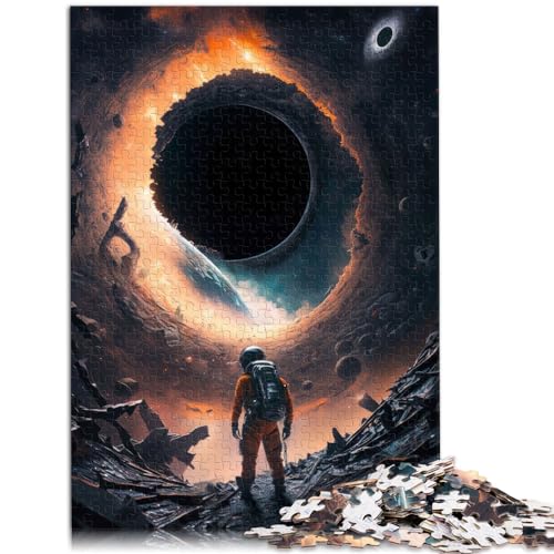 Puzzle für Erwachsene 1000 Teile, Schwarzes Loch, Holzpuzzle für Teenager und Kinder, Challenge Family, Größe: 50 x 75 cm Puzzle für Erwachsene 1000 Teile, Schwarzes Loch, Holzpuzzle für Teenager und Kinder, Challenge Family, Größe: 50 x 75 cm von LXQING