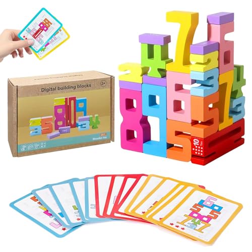 LXYNALI Hölzerne Nummer Bauklötze, 20 Stück Number Blocks, Holz-Stapel-Bauklötze, Stapelzahlen & Zahlen Bauklötze für frühes Mathe-Lernen, Zahlenbausteine Spielzeug für Kinder LXYNALI Hölzerne Nummer Bauklötze, 20 Stück Number Blocks, Holz-Stapel-Bauklötze, Stapelzahlen & Zahlen Bauklötze für frühes Mathe-Lernen, Zahlenbausteine Spielzeug für Kinder von LXYNALI