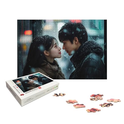 Personalisiertes Puzzle 1000 Teile mit Eigenem Foto, Personalisiertes Puzzle für Erwachsene, Gestalte Selbst Holzpuzzle Erwachsene mit Bild, Fotopuzzle mit Geschenkbox, für Geschenke, Wanddeko, X-393 Personalisiertes Puzzle 1000 Teile mit Eigenem Foto, Personalisiertes Puzzle für Erwachsene, Gestalte Selbst Holzpuzzle Erwachsene mit Bild, Fotopuzzle mit Geschenkbox, für Geschenke, Wanddeko, X-393 von LXingzun