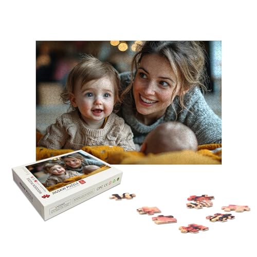 Personalisiertes Puzzle 1000 Teile mit Eigenem Foto, Personalisiertes Puzzle für Erwachsene, Gestalte Selbst Holzpuzzle Erwachsene mit Bild, Fotopuzzle mit Geschenkbox, für Geschenke, Wanddeko, X-1177 Personalisiertes Puzzle 1000 Teile mit Eigenem Foto, Personalisiertes Puzzle für Erwachsene, Gestalte Selbst Holzpuzzle Erwachsene mit Bild, Fotopuzzle mit Geschenkbox, für Geschenke, Wanddeko, X-1177 von LXingzun