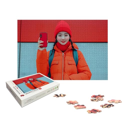 Personalisiertes Puzzle 1000 Teile mit Eigenem Foto, Personalisiertes Puzzle für Erwachsene, Gestalte Selbst Holzpuzzle Erwachsene mit Bild, Fotopuzzle mit Geschenkbox, für Geschenke, Wanddeko, X-1331 Personalisiertes Puzzle 1000 Teile mit Eigenem Foto, Personalisiertes Puzzle für Erwachsene, Gestalte Selbst Holzpuzzle Erwachsene mit Bild, Fotopuzzle mit Geschenkbox, für Geschenke, Wanddeko, X-1331 von LXingzun