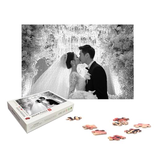 Personalisiertes Puzzle 1000 Teile mit Eigenem Foto, Personalisiertes Puzzle für Erwachsene, Gestalte Selbst Holzpuzzle Erwachsene mit Bild, Fotopuzzle mit Geschenkbox, für Geschenke, Wanddeko, X-645 Personalisiertes Puzzle 1000 Teile mit Eigenem Foto, Personalisiertes Puzzle für Erwachsene, Gestalte Selbst Holzpuzzle Erwachsene mit Bild, Fotopuzzle mit Geschenkbox, für Geschenke, Wanddeko, X-645 von LXingzun