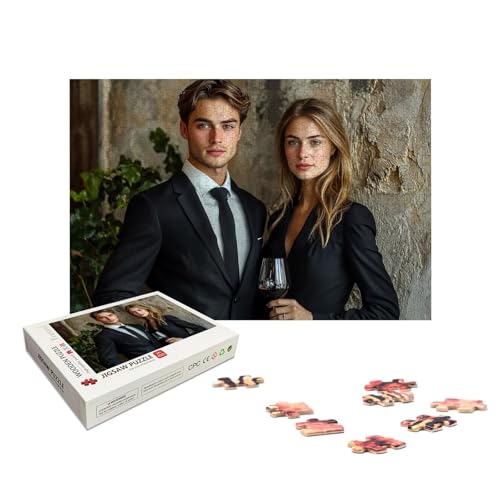 Personalisiertes Puzzle 1000 Teile mit Eigenem Foto, Personalisiertes Puzzle für Erwachsene, Gestalte Selbst Holzpuzzle Erwachsene mit Bild, Fotopuzzle mit Geschenkbox, für Geschenke, Wanddeko, X-897 Personalisiertes Puzzle 1000 Teile mit Eigenem Foto, Personalisiertes Puzzle für Erwachsene, Gestalte Selbst Holzpuzzle Erwachsene mit Bild, Fotopuzzle mit Geschenkbox, für Geschenke, Wanddeko, X-897 von LXingzun
