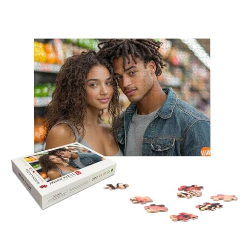 Personalisiertes Puzzle 1000 Teile mit Eigenem Foto, Personalisiertes Puzzle für Erwachsene, Gestalte Selbst Holzpuzzle Erwachsene mit Bild, Fotopuzzle mit Geschenkbox, für Geschenke, Wanddeko, X-1317 Personalisiertes Puzzle 1000 Teile mit Eigenem Foto, Personalisiertes Puzzle für Erwachsene, Gestalte Selbst Holzpuzzle Erwachsene mit Bild, Fotopuzzle mit Geschenkbox, für Geschenke, Wanddeko, X-1317 von LXingzun