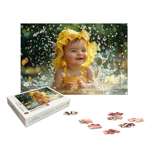 Personalisiertes Puzzle 1000 Teile mit Eigenem Foto, Personalisiertes Puzzle für Erwachsene, Gestalte Selbst Holzpuzzle Erwachsene mit Bild, Fotopuzzle mit Geschenkbox, für Geschenke, Wanddeko, X-1289 Personalisiertes Puzzle 1000 Teile mit Eigenem Foto, Personalisiertes Puzzle für Erwachsene, Gestalte Selbst Holzpuzzle Erwachsene mit Bild, Fotopuzzle mit Geschenkbox, für Geschenke, Wanddeko, X-1289 von LXingzun