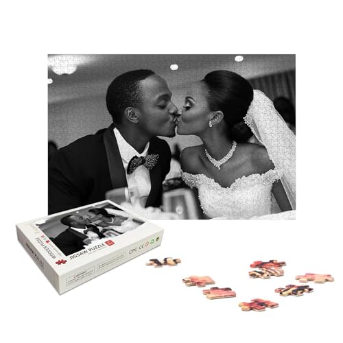 Personalisiertes Puzzle 1000 Teile mit Eigenem Foto, Personalisiertes Puzzle für Erwachsene, Gestalte Selbst Holzpuzzle Erwachsene mit Bild, Fotopuzzle mit Geschenkbox, für Geschenke, Wanddeko, X-1359 Personalisiertes Puzzle 1000 Teile mit Eigenem Foto, Personalisiertes Puzzle für Erwachsene, Gestalte Selbst Holzpuzzle Erwachsene mit Bild, Fotopuzzle mit Geschenkbox, für Geschenke, Wanddeko, X-1359 von LXingzun
