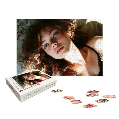 Personalisiertes Puzzle 1000 Teile mit Eigenem Foto, Personalisiertes Puzzle für Erwachsene, Gestalte Selbst Holzpuzzle Erwachsene mit Bild, Fotopuzzle mit Geschenkbox, für Geschenke, Wanddeko, X-1191 von LXingzun