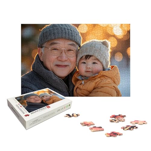 Personalisiertes Puzzle 2000 Teile mit Eigenem Foto, Personalisiertes Puzzle für Erwachsene, Gestalte Selbst Holzpuzzle Erwachsene mit Bild, Fotopuzzle mit Geschenkbox, für Geschenke, Wanddeko, X-913 Personalisiertes Puzzle 2000 Teile mit Eigenem Foto, Personalisiertes Puzzle für Erwachsene, Gestalte Selbst Holzpuzzle Erwachsene mit Bild, Fotopuzzle mit Geschenkbox, für Geschenke, Wanddeko, X-913 von LXingzun