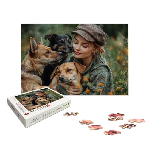 Personalisiertes Puzzle 3000 Teile mit Eigenem Foto, Personalisiertes Puzzle für Erwachsene, Gestalte Selbst Holzpuzzle Erwachsene mit Bild, Fotopuzzle mit Geschenkbox, für Geschenke, Wanddeko, X-256 Personalisiertes Puzzle 3000 Teile mit Eigenem Foto, Personalisiertes Puzzle für Erwachsene, Gestalte Selbst Holzpuzzle Erwachsene mit Bild, Fotopuzzle mit Geschenkbox, für Geschenke, Wanddeko, X-256 von LXingzun