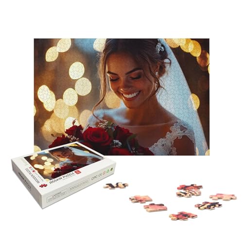 Personalisiertes Puzzle 3000 Teile mit Eigenem Foto, Personalisiertes Puzzle für Erwachsene, Gestalte Selbst Holzpuzzle Erwachsene mit Bild, Fotopuzzle mit Geschenkbox, für Geschenke, Wanddeko, X-774 Personalisiertes Puzzle 3000 Teile mit Eigenem Foto, Personalisiertes Puzzle für Erwachsene, Gestalte Selbst Holzpuzzle Erwachsene mit Bild, Fotopuzzle mit Geschenkbox, für Geschenke, Wanddeko, X-774 von LXingzun