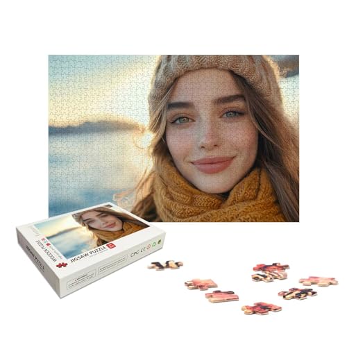 Personalisiertes Puzzle 3000 Teile mit Eigenem Foto, Personalisiertes Puzzle für Erwachsene, Gestalte Selbst Holzpuzzle Erwachsene mit Bild, Fotopuzzle mit Geschenkbox, für Geschenke, Wanddeko, X-200 Personalisiertes Puzzle 3000 Teile mit Eigenem Foto, Personalisiertes Puzzle für Erwachsene, Gestalte Selbst Holzpuzzle Erwachsene mit Bild, Fotopuzzle mit Geschenkbox, für Geschenke, Wanddeko, X-200 von LXingzun