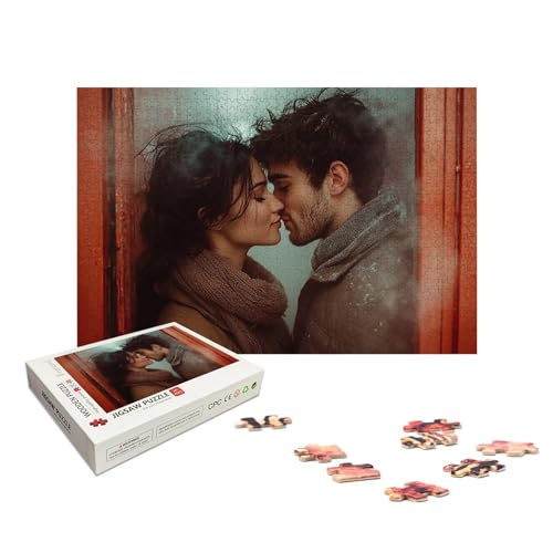 Personalisiertes Puzzle mit Eigenem Foto, Personalisiert Puzzle 1000/1500/2000/3000/4000/5000 Teile Erwachsene, Gestalte Selbst Holzpuzzle mit Bild, Holzpuzzle für Geschenke, Weihnachten, Deko, X-1298 von LXingzun