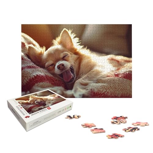Personalisiertes Puzzle mit Eigenem Foto, Personalisiert Puzzle 1000/1500/2000/3000/4000/5000 Teile Erwachsene, Gestalte Selbst Holzpuzzle mit Bild, Holzpuzzle für Geschenke, Weihnachten, Deko, X-849 von LXingzun